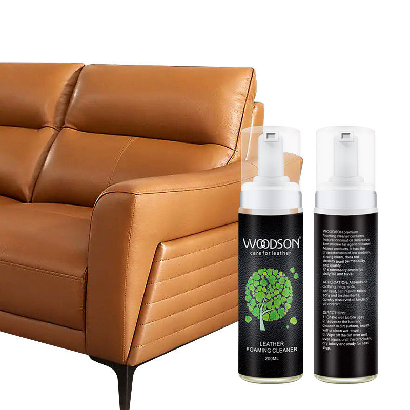Smooth Leather Foaming Cleaner Leather Jacket Quick Cleaner Advanced Leather Sofa Cleaner